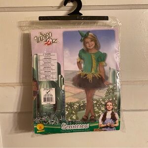 New 2014 The Wizard Of Oz Girl's Scarecrow 3-4 Toddler Halloween Costume.